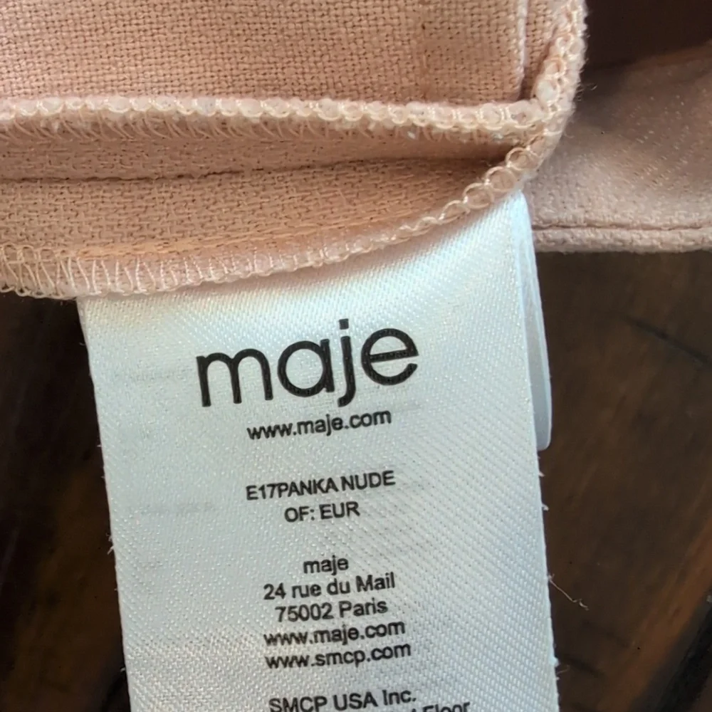 Maje Panka Wide Leg Crop Pant 40